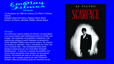 Scarface (1983) Al Pacino, Michelle Pfeiffer