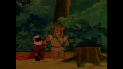 Les Gummi 35 : La course d'obstacles / Le vengeur écarlate