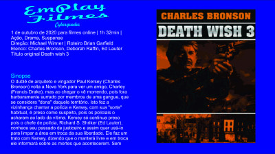 Desejo de Matar 3 (1985) Charles Bronson # Ação, Drama