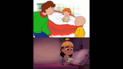 Kronk Caillou and Rosie