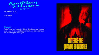 Enterre-me Quando Eu Morrer (2025) Suspense