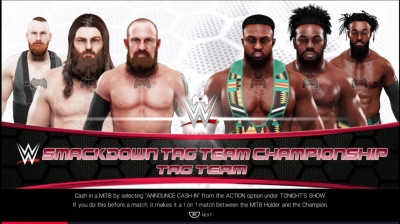 The New Day vs SAnitY (WWE 2K19)