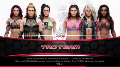 Natalya, Sasha Banks & Bayley vs Alexa Bliss, Mickie James & Alicia Fox (WWE 2K19)