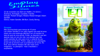 Leo (2023) Animação, Comédia, Família